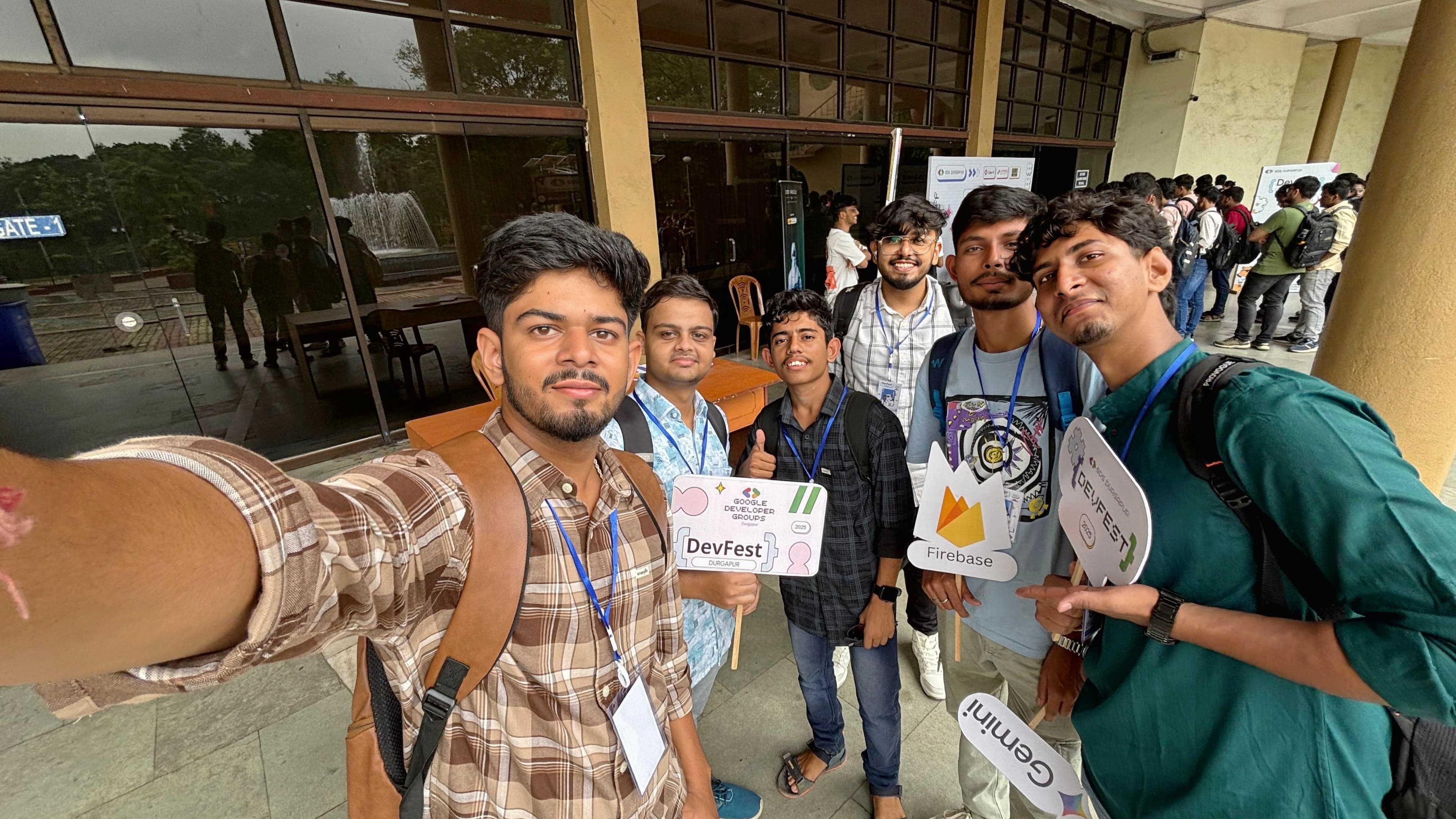 Friends group at GDG Durgapur AI & Innovation Summit